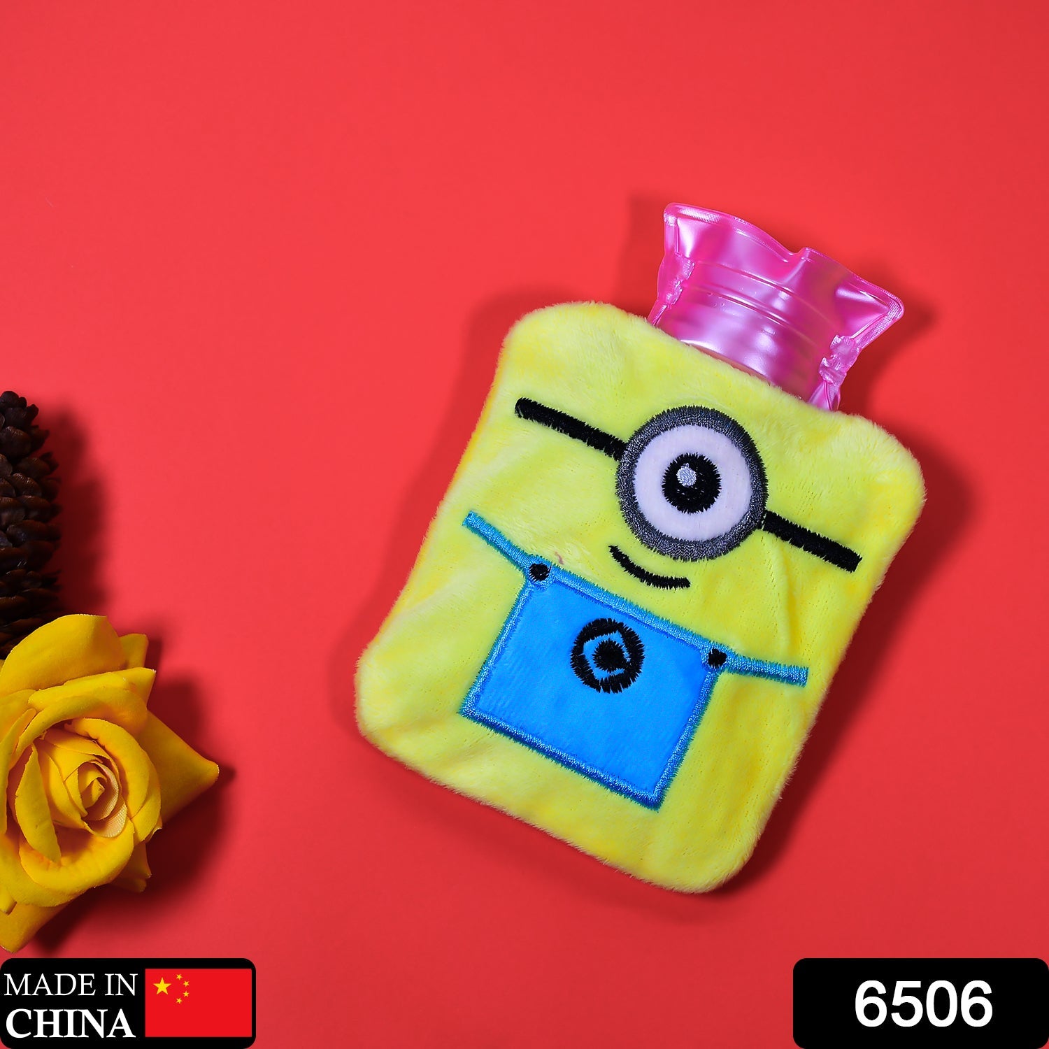 6506 Minions small Hot Water Bag with Cover for Pain Relief, Neck, Shoulder Pain and Hand, Feet Warmer, Menstrual Cramps. DeoDap 6506 Minions small Hot Water Bag with Cover for Pain Relief, Neck, Shoulder Pain and Hand, Feet Warmer, Menstrual Cramps. DeoDap